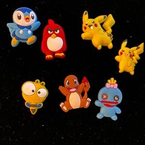 Croc Charms $1 each. Min $10 purchase.